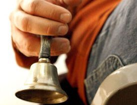 Salvation Army bell ringer weblogo